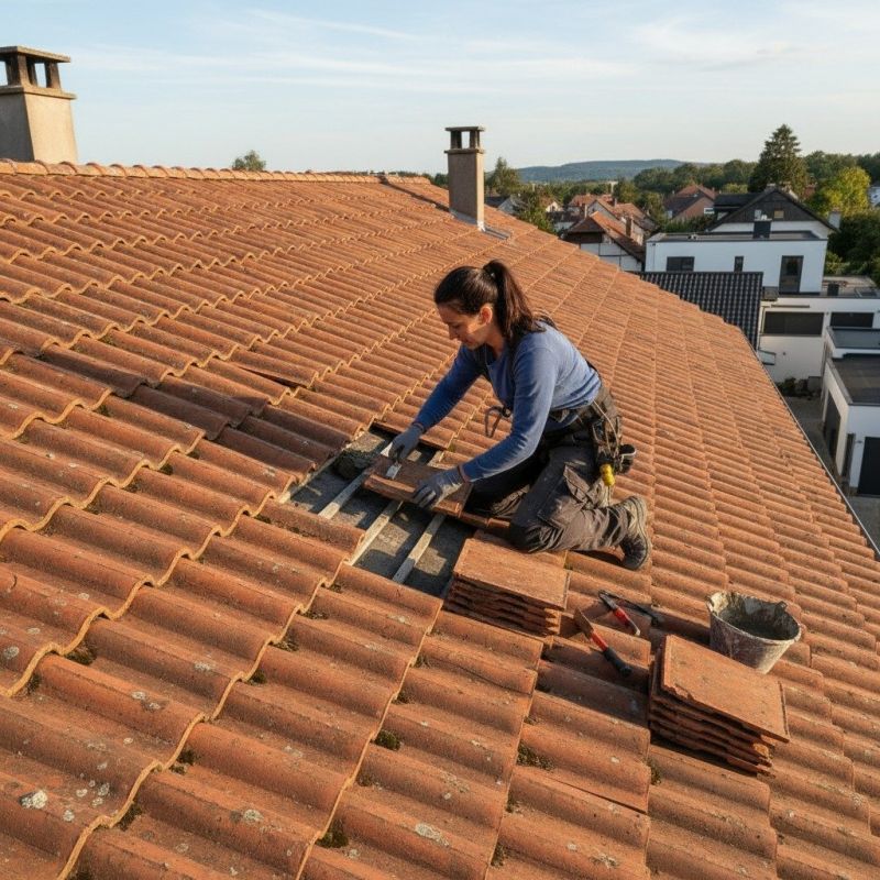 Clay Roof Installation