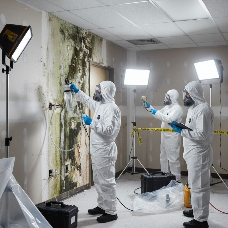 Local Mold Removal pros at work